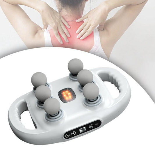 6-Head Fascia Muscle Massager Gun – مسدس تدليك العضلات والأنسجة الضامة بستة رؤوس –