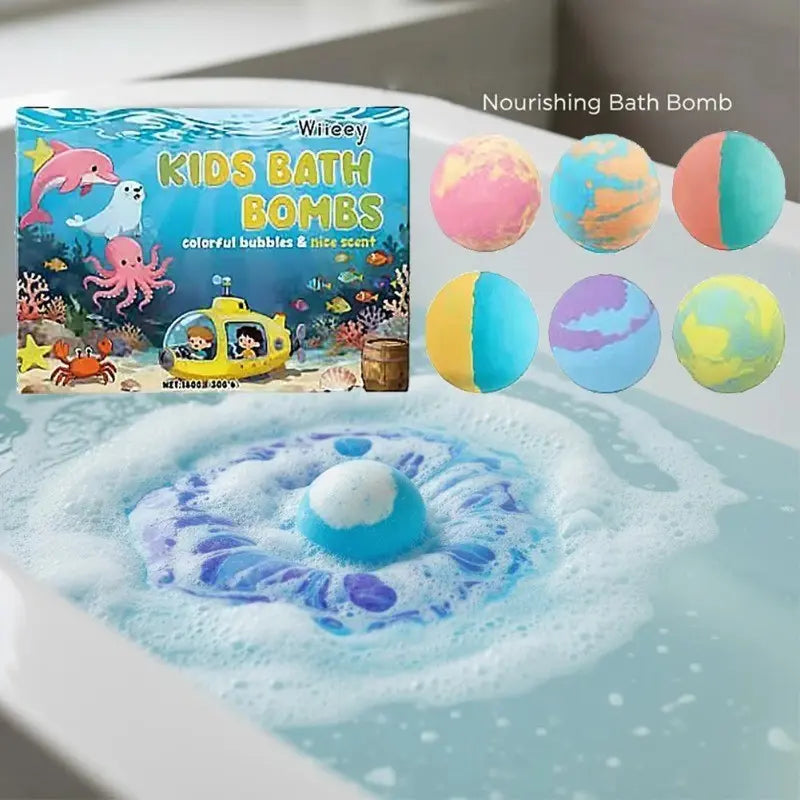 Oceans Toy Bath Bombs Set 2026-12 Pack Bubble Bath Balls with Surprise Toys