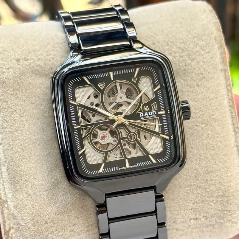 True Square Automatic Open Heart - Unisex Swiss Watch || قلب مفتوح تلقائي مربع حقيقي