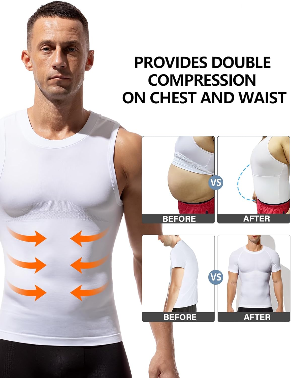 Men's Slimming Body Shapewear || ملابس داخلية لتنحيف الجسم للرجال