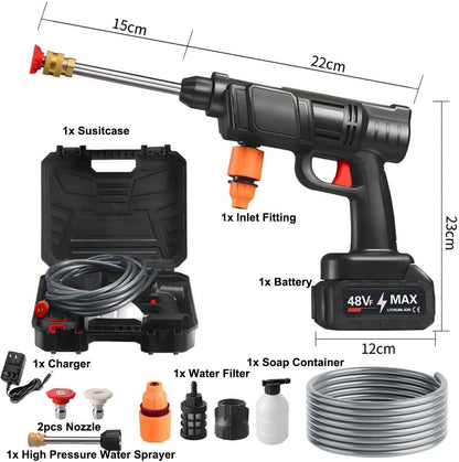 Pressure Washer For Car (Double Battery) || غسالة ضغط للسيارة (بطارية مزدوجة)
