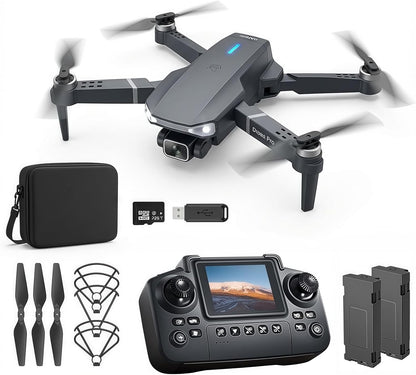 E88 Air Foldable RC Drone with Dual Camera | Remote Control || طائرة بدون طيار قابلة للطي E88 Air مزودة بكاميرا مزدوجة | جهاز تحكم عن بعد