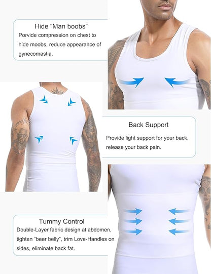 Men's Slimming Body Shapewear || ملابس داخلية لتنحيف الجسم للرجال
