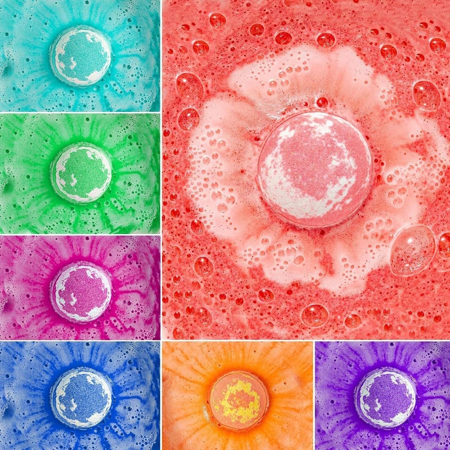 Oceans Toy Bath Bombs Set 2026-12 Pack Bubble Bath Balls with Surprise Toys