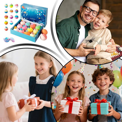 Oceans Toy Bath Bombs Set 2026-12 Pack Bubble Bath Balls with Surprise Toys