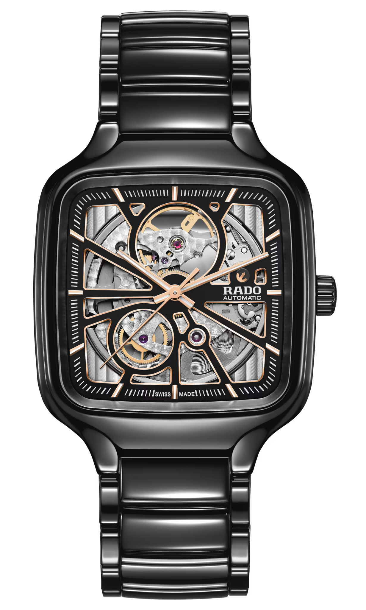 True Square Automatic Open Heart - Unisex Swiss Watch || قلب مفتوح تلقائي مربع حقيقي