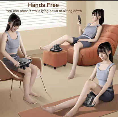 6-Head Fascia Muscle Massager Gun –  مسدس تدليك العضلات والأنسجة الضامة بستة رؤوس –