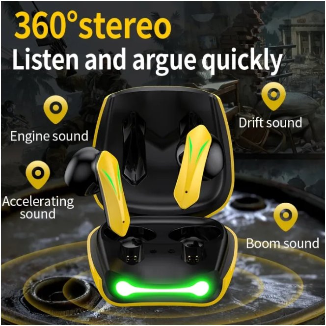 Wireless Earbuds Gaming EarphoneWir